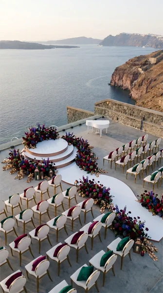 Editorial-Hochzeiten auf Santorini